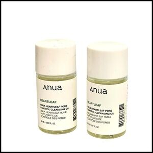 2 x Anua Heartleaf Pore Control Cleansing Oil 20mL Mini Travel Size